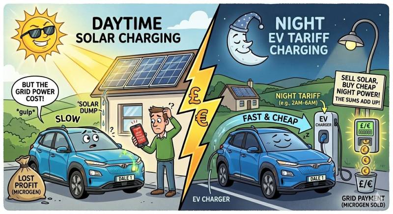 Solar vs. EV Tariffs